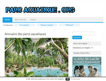 Tablet Screenshot of parcaquatique.org